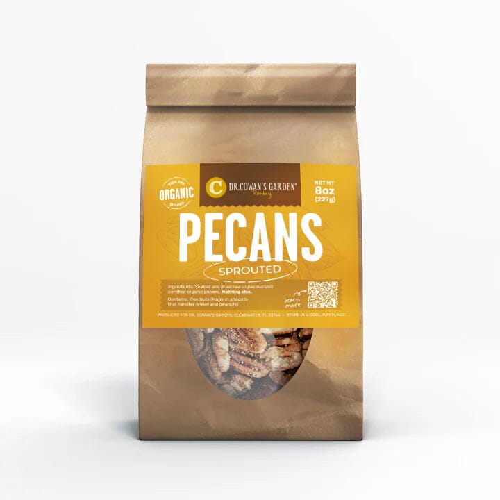 Crispy Sprouted Organic Pecans – Dr. Cowan's Garden