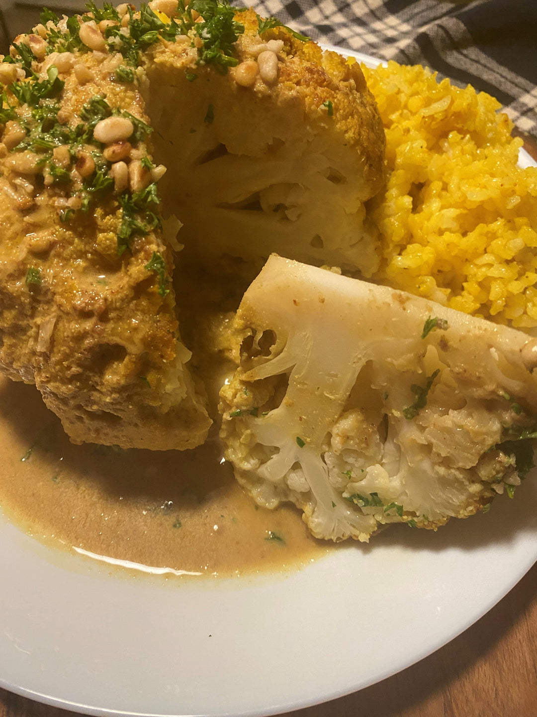 baked cauliflower
