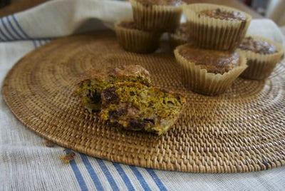 Banana Chocolate Chip Squash Muffins