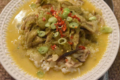 Tom Kha Gai Soup With Carolina Gold Rice