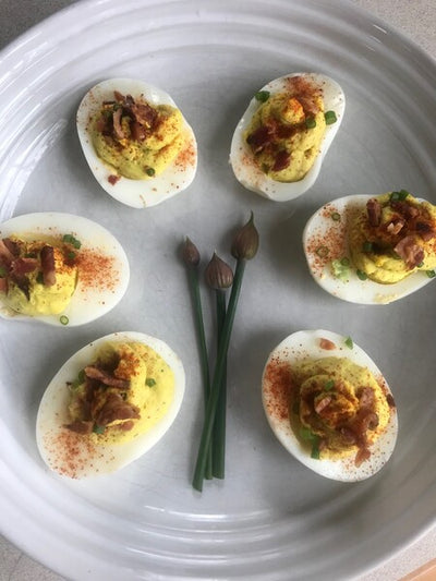 Deviled Eggs With Milk Thistle Oil