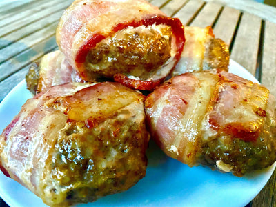 Bacon Wrapped Burgers