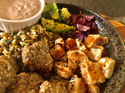 Saganaki Veggie Bowl