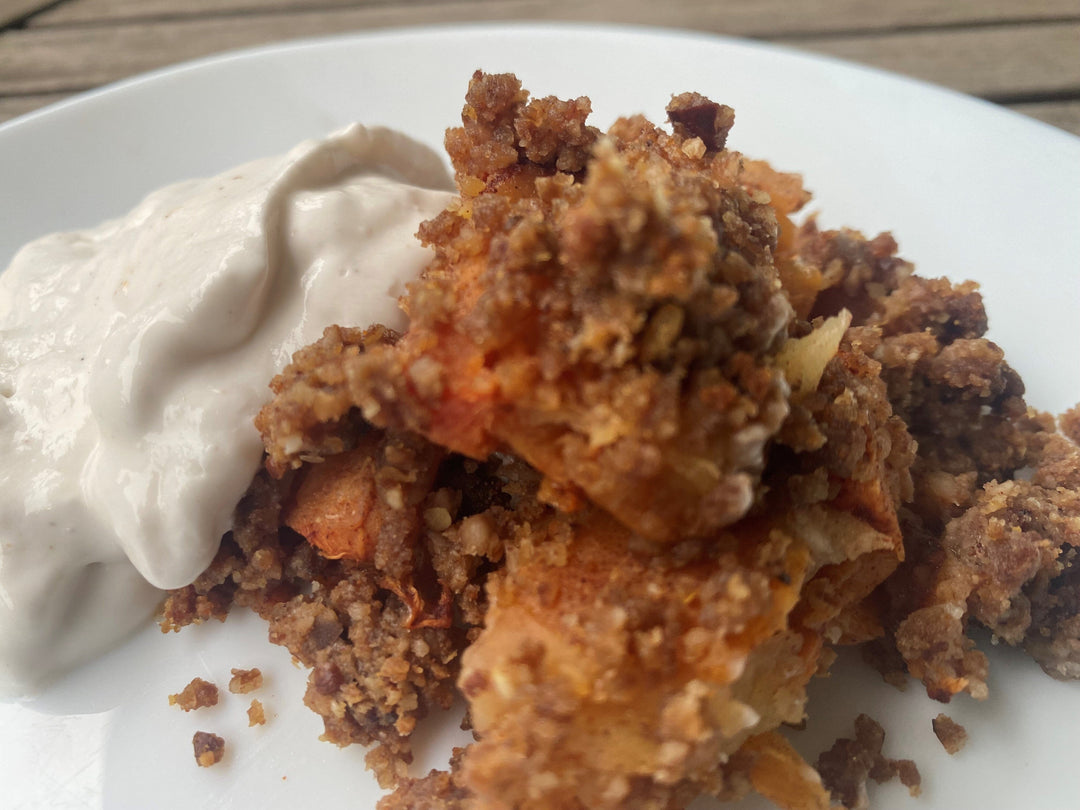 apple persimmon crisp