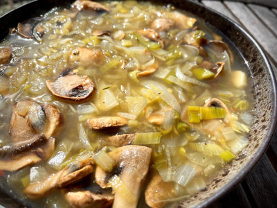 Garlic and Mushroom Soup