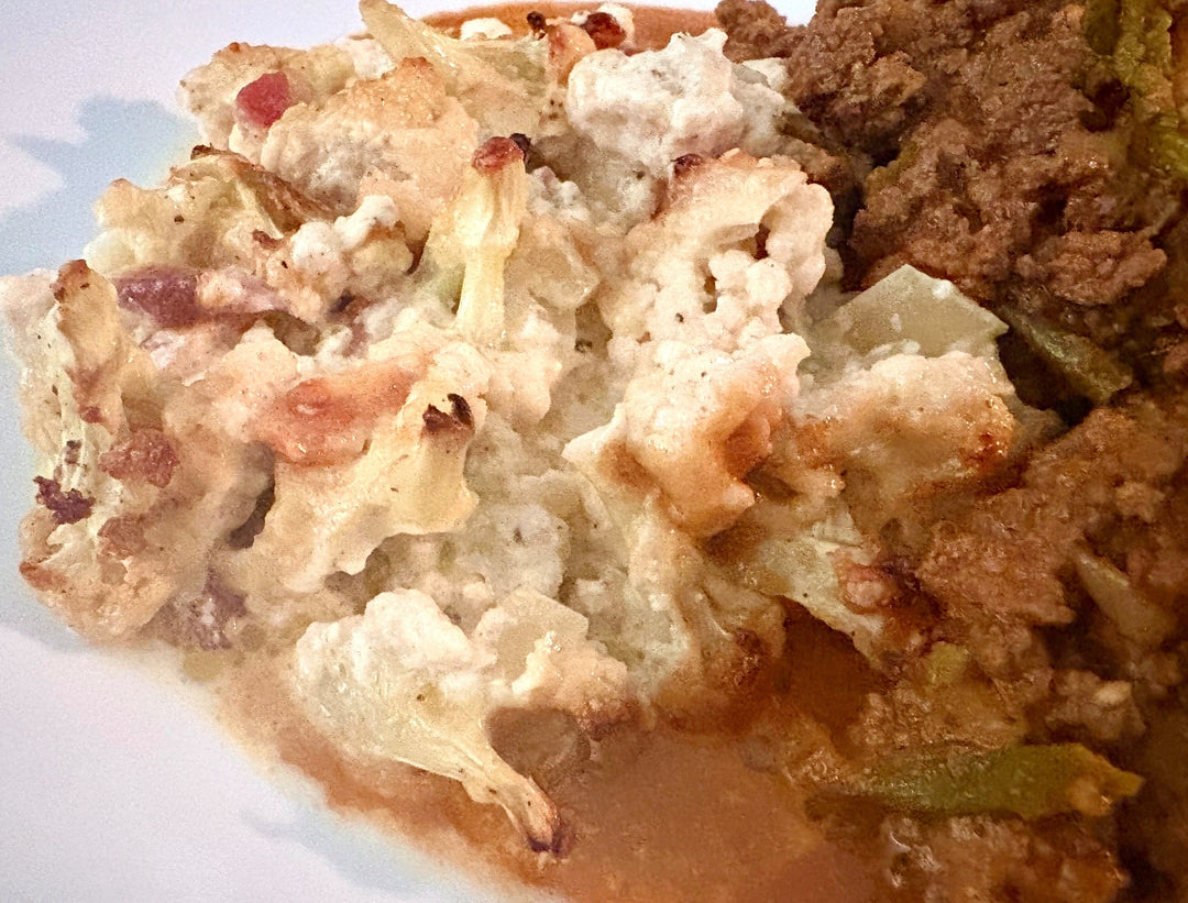 Cauliflower and Bacon Bake