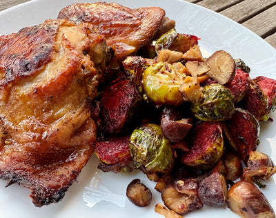 Beetiful Balsamic-Glazed Brussels Sprouts