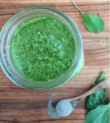 Arugula-Sea Vegetable Pesto