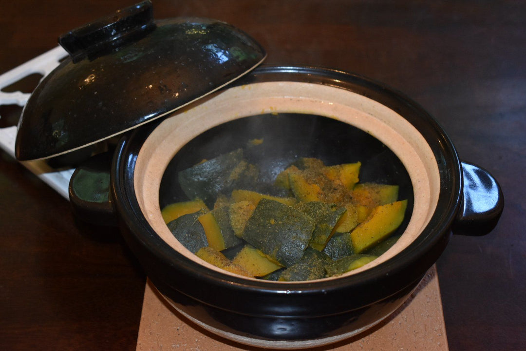 Donabe Kabocha Squash with Wild Ramp powder