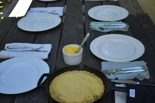 Grilled Polenta Cornbread