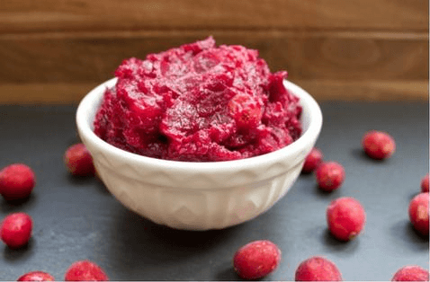 Cranberry-Apple-Beet Sauce