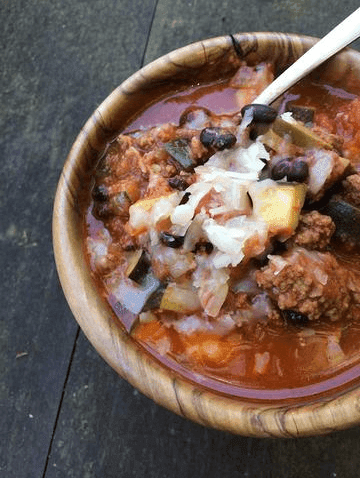 Easy Carrot-Zucchini Chili