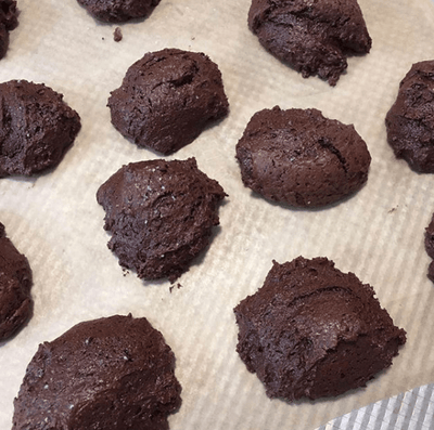 Salted Chocolate Rye Cookies