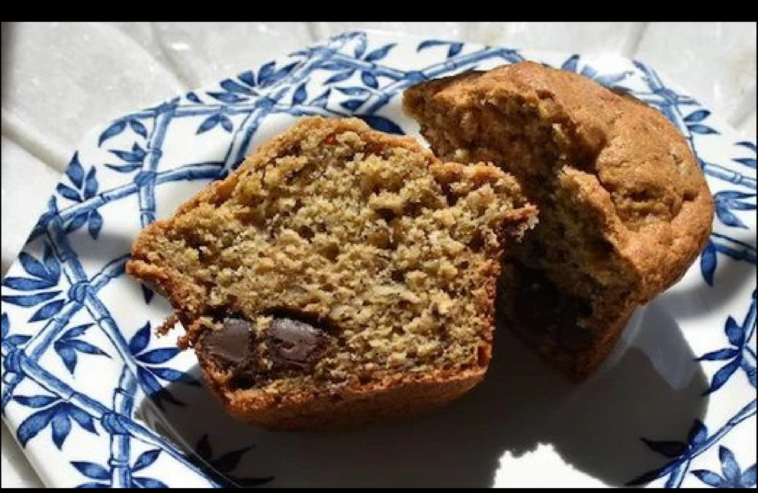 Buttermilk Banana Muffins with Three-Beet Powder