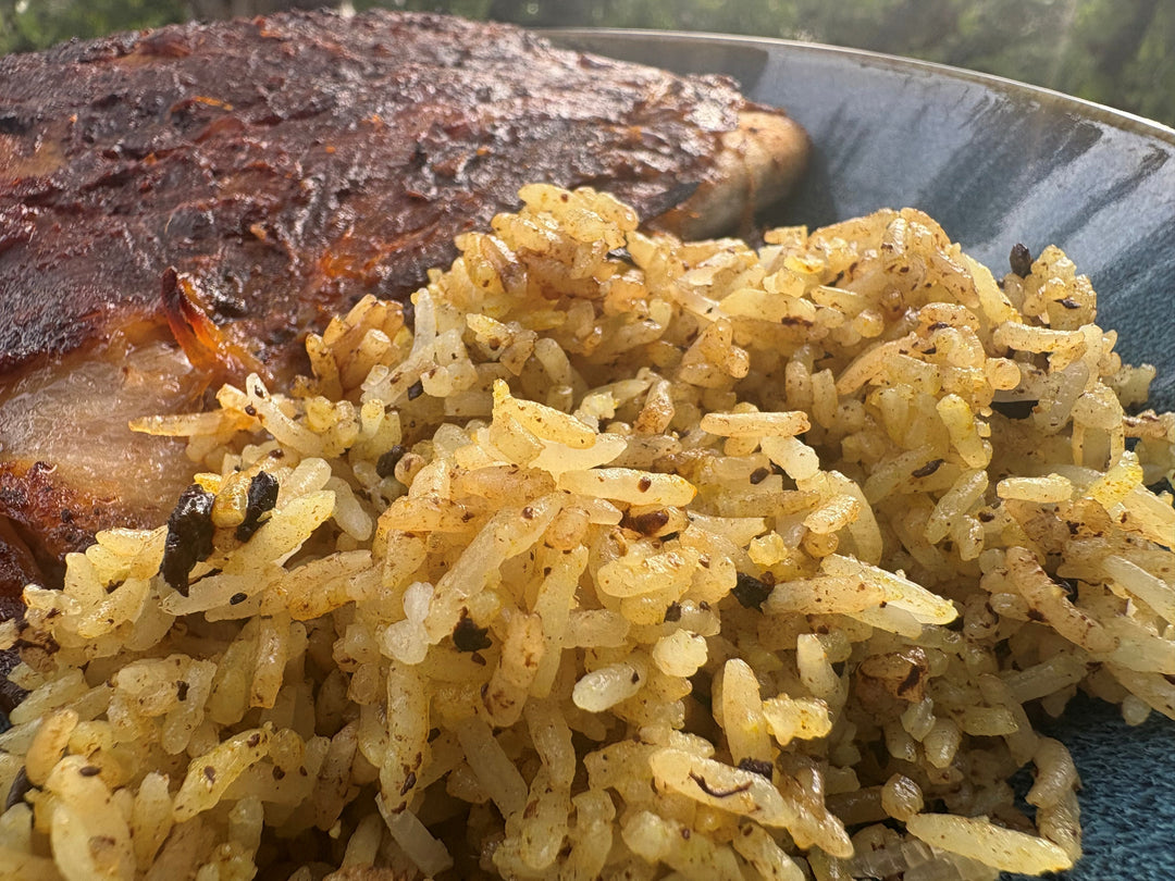 TURMERIC AND GARLIC RICE