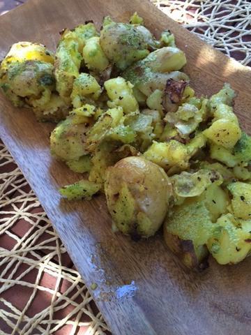 Crispy Leek Potatoes