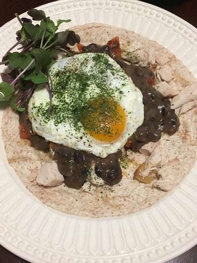 Huevos Rancheros Con Pollo