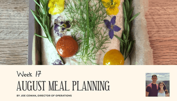 Week 17: August Meal Planning