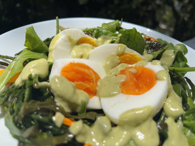 Sea Vegetable Salad with Eggs