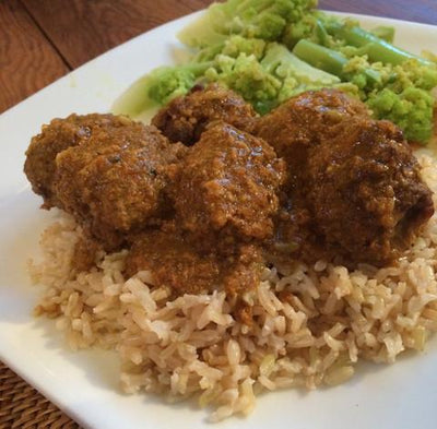 Spiced Meatballs with Pumpkin Gravy