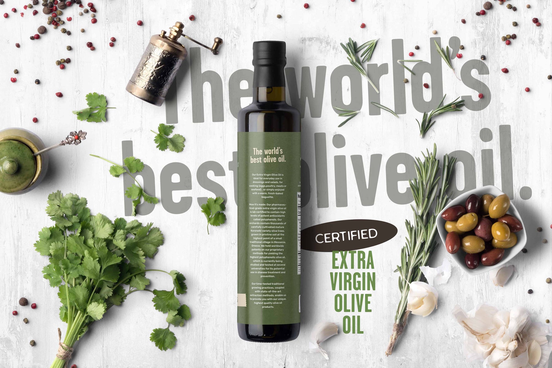 Certified Extra Virgin Olive Oil