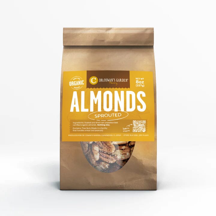 Crispy Sprouted Organic Almonds - Dr. Cowan&