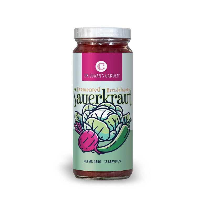 Raw Probiotic Organic Sauerkraut – Beet Jalapeno