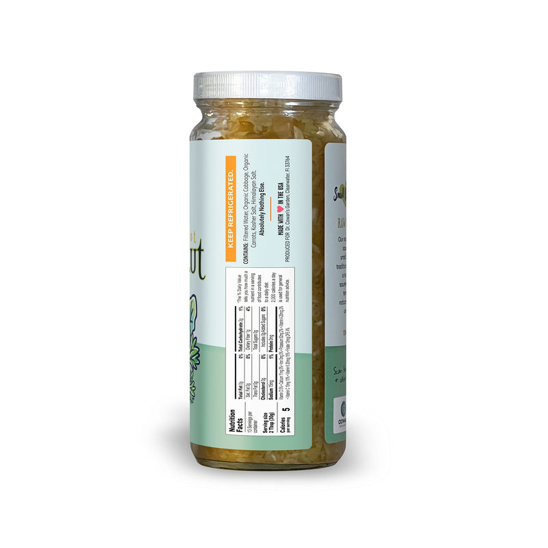 Raw Probiotic Organic Sauerkraut – Carrot