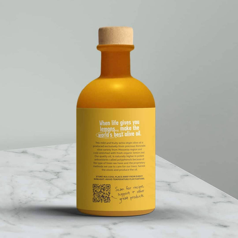 Lemon Infused High Polyphenol Olive Oil