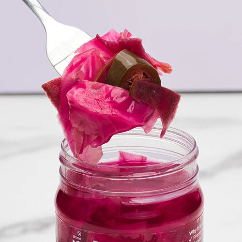 Raw Probiotic Organic Sauerkraut – Beet Jalapeno