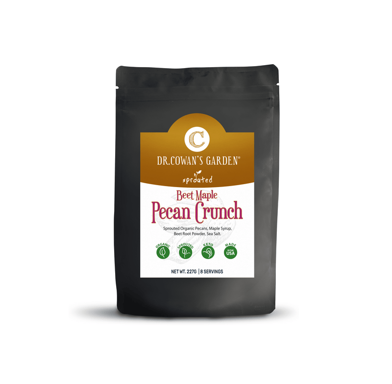 Flavored Sprouted Nuts – Beet Maple Pecan Crunch