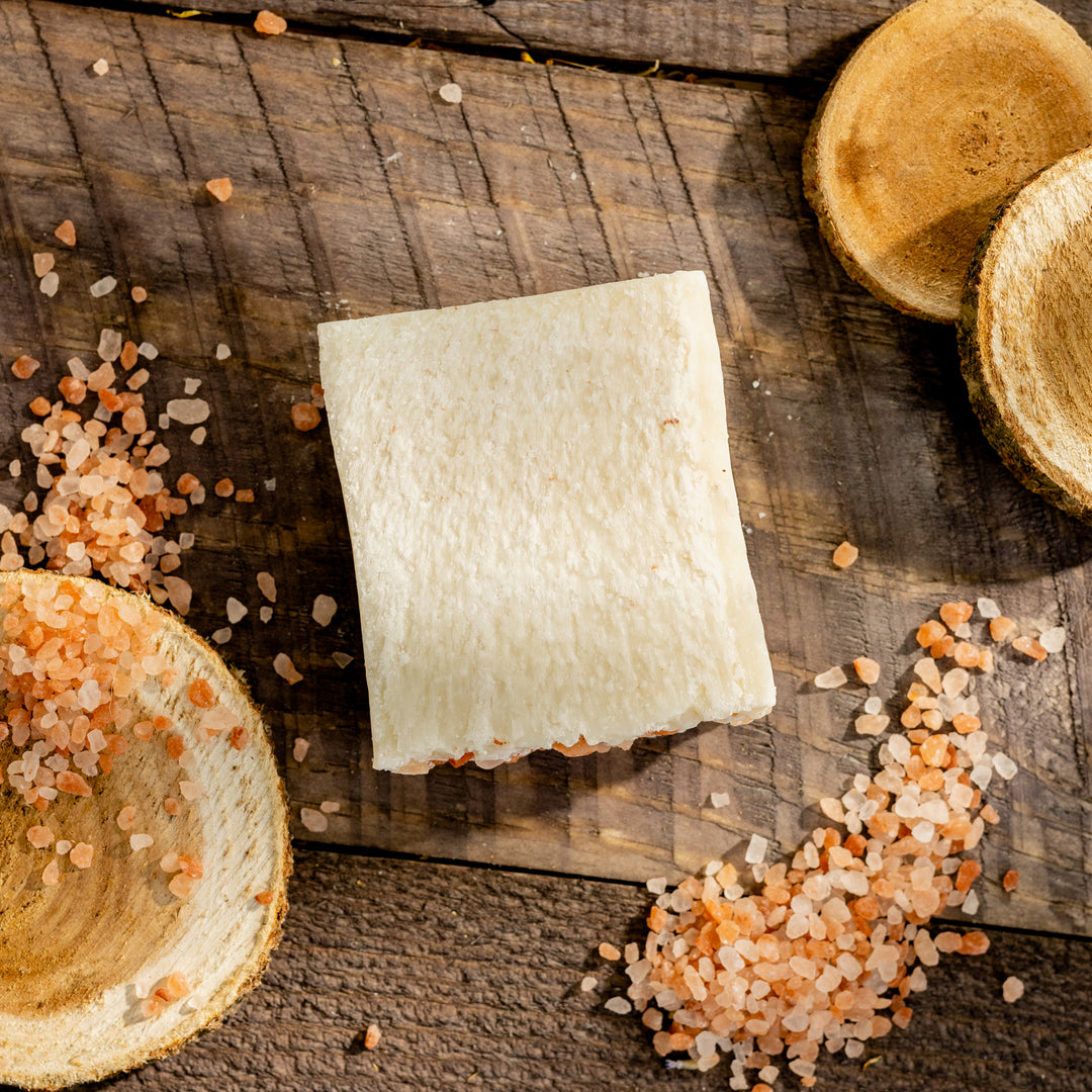 Cedarwood and Chickweed with Pink Salt Tallow Soap - Dr. Cowan&