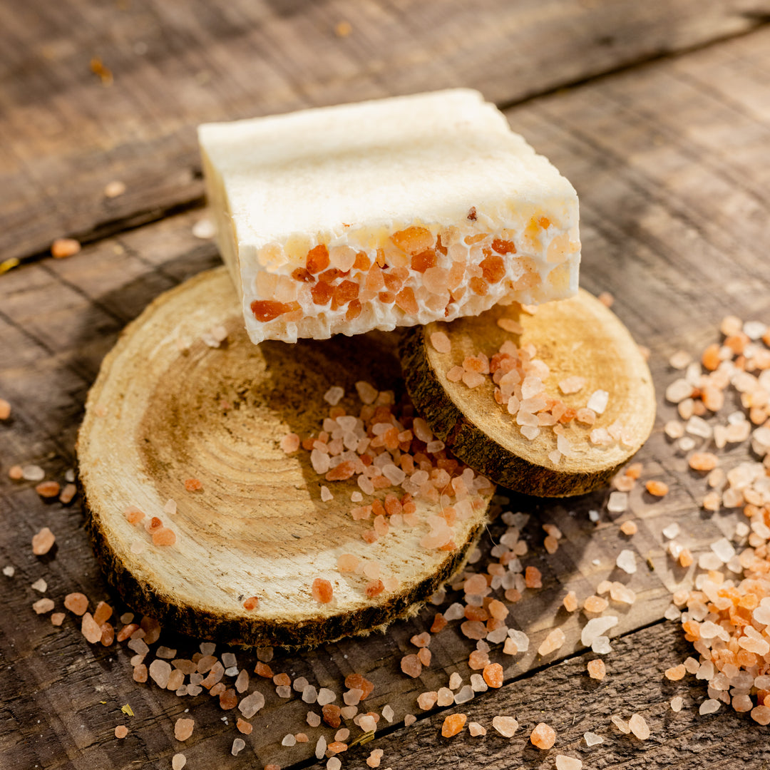 Cedarwood and Chickweed with Pink Salt Tallow Soap - Dr. Cowan&