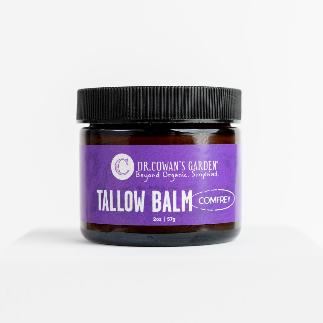Comfrey Tallow Balm Jar - Dr. Cowan's Garden