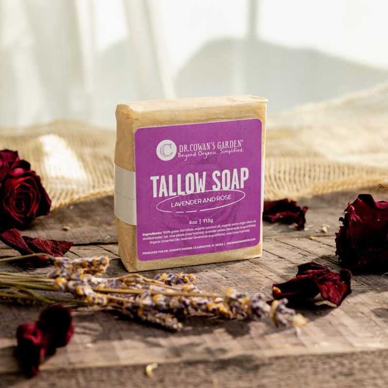 Lavender and Rose Tallow Soap