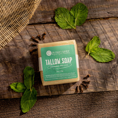Spearmint and Clove Tallow Soap