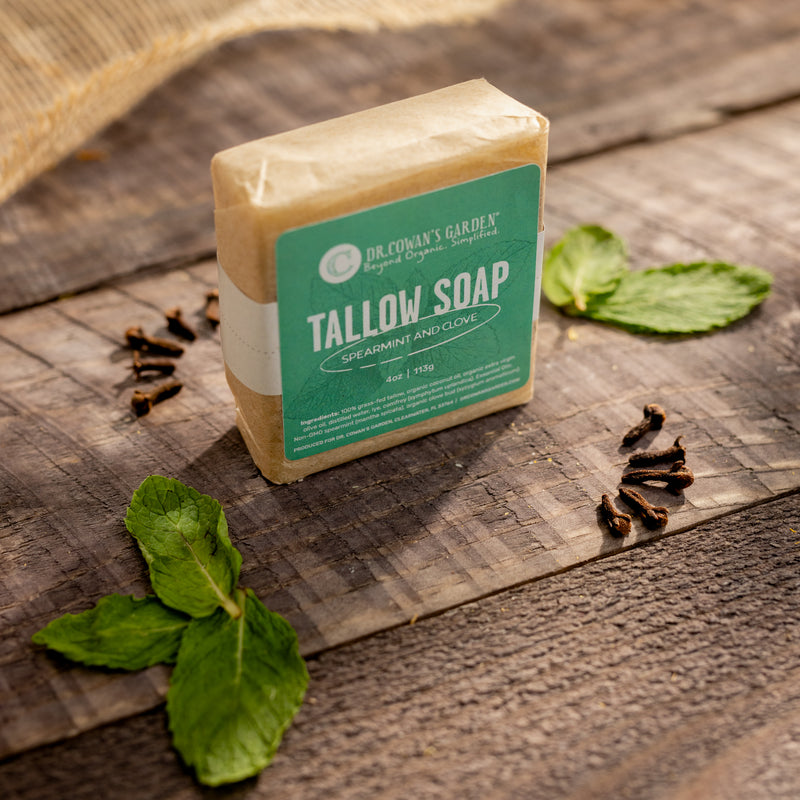 Spearmint and Clove Tallow Soap