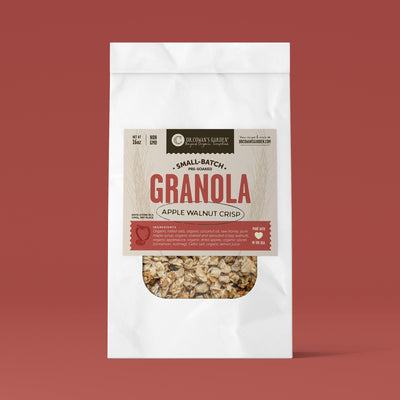 Small-Batch Pre-Soaked Granola – Apple Walnut Crisp