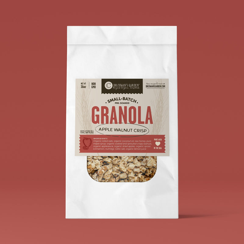 Small-Batch Sprouted Granola – Apple Walnut Crisp