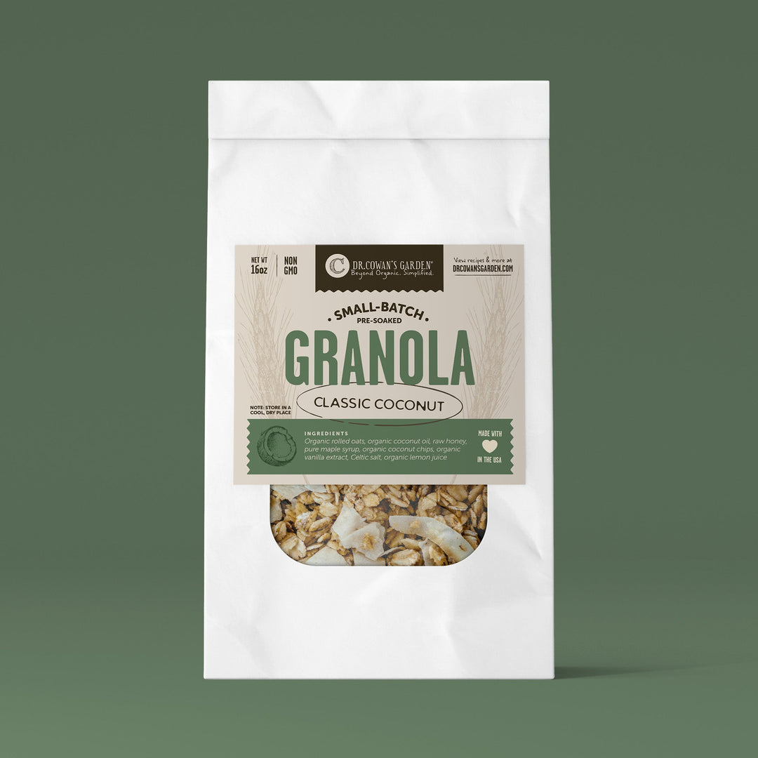 Small-Batch Sprouted Granola – Classic Coconut - Dr. Cowan&