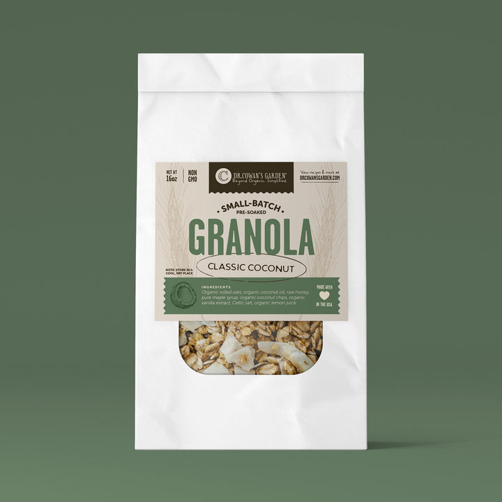 Small-Batch Sprouted Granola – Classic Coconut - Dr. Cowan&