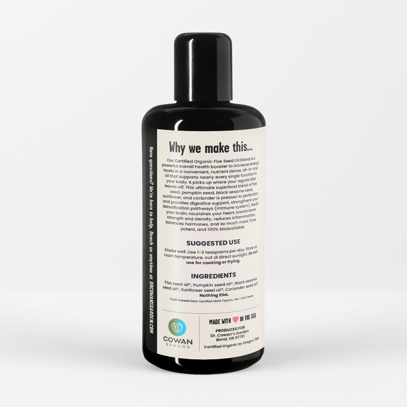 Certified Organic Five Seed Oil Blend