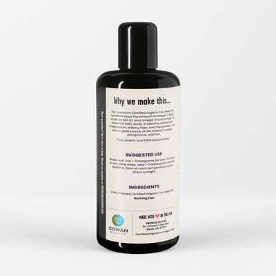 Certified Organic Flax Seed Oil