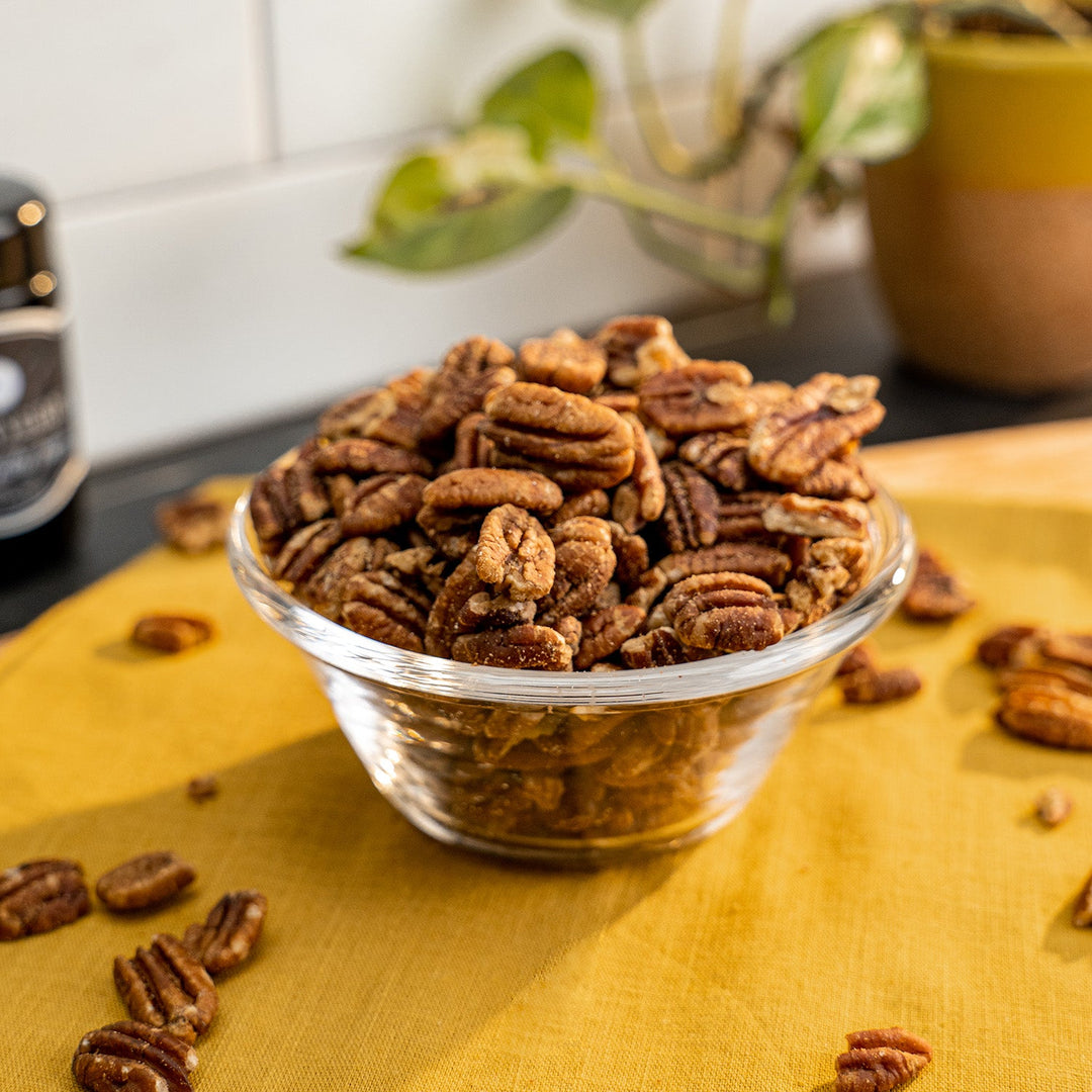 Crispy Sprouted Organic Pecans - Dr. Cowan&