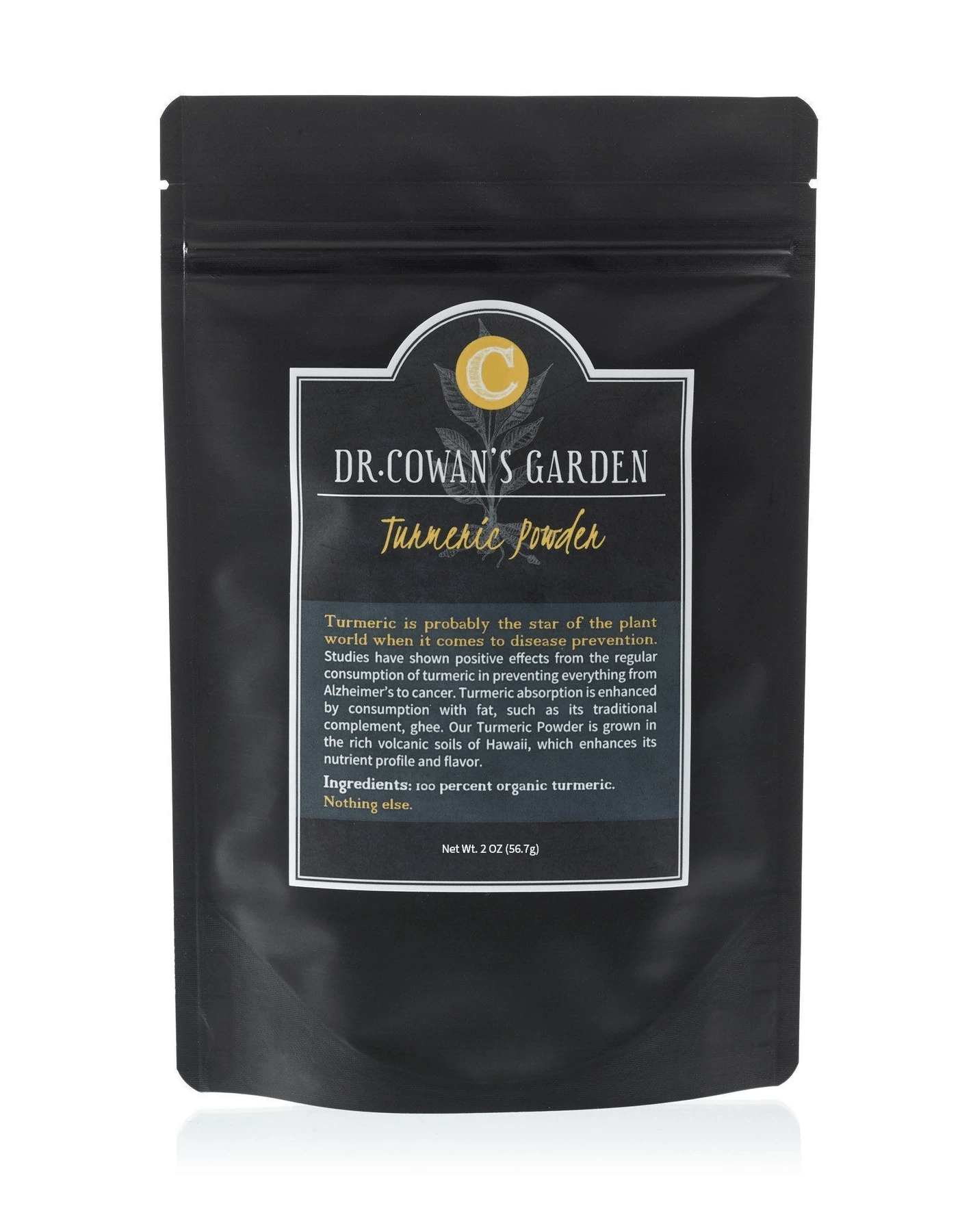 Organic Turmeric Powder (Refill Pouch) - Dr. Cowan's Garden